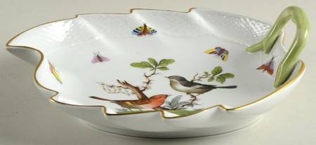 Rothschild Bird (RO) 9" Leaf Dish