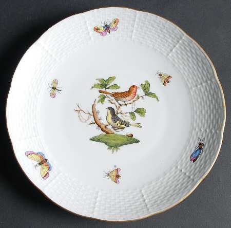 Rothschild Bird (RO) Dessert/Pie Plate
