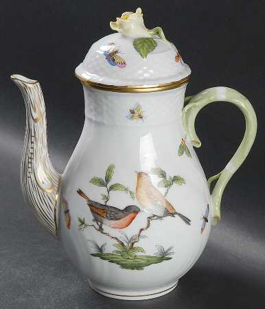Rothschild Bird (RO) Coffee Pot & Lid