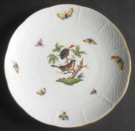 Rothschild Bird (RO) Dessert/Pie Plate