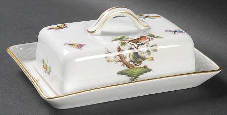 Rothschild Bird (RO) Rectangular Covered Butter