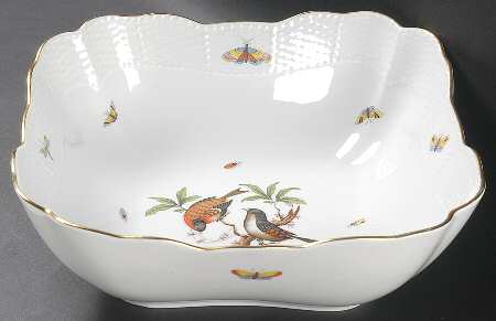 Rothschild Bird (RO) 10" Square Salad Serving Bowl