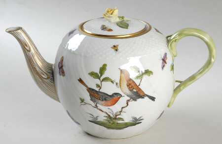 Rothschild Bird (RO) Teapot & Lid