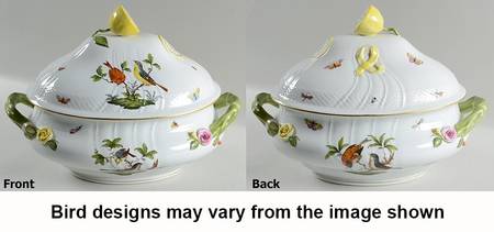 Rothschild Bird (RO) Oval Tureen & Lid