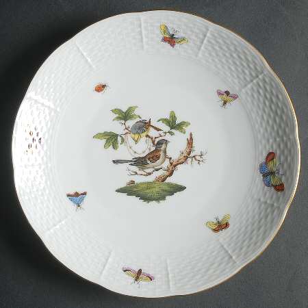 Rothschild Bird (RO) Dessert/Pie Plate