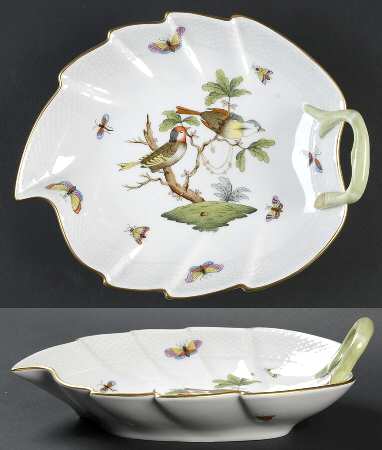 Rothschild Bird (RO) 9" Leaf Dish