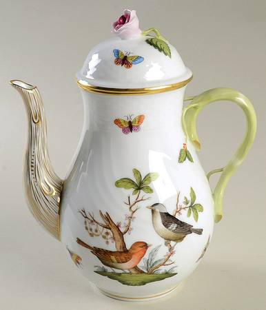 Rothschild Bird (RO) Coffee Pot & Lid