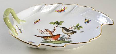 Rothschild Bird (RO) 9" Leaf Dish