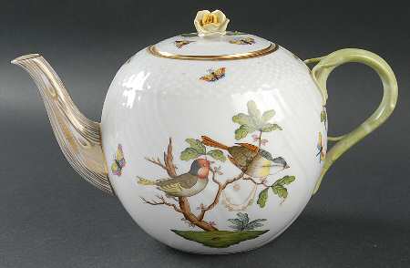 Rothschild Bird (RO) Teapot & Lid