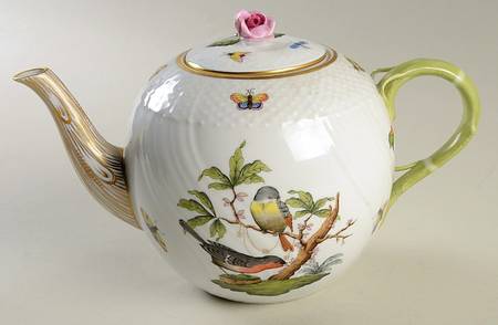Rothschild Bird (RO) Teapot & Lid