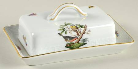 Rothschild Bird (RO) Rectangular Covered Butter