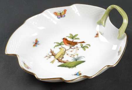 Rothschild Bird (RO) 7" Leaf Dish