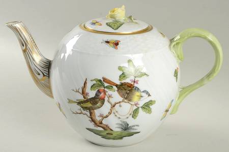 Rothschild Bird (RO) Teapot & Lid