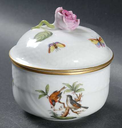 Rothschild Bird (RO) Mini Sugar Bowl & Lid