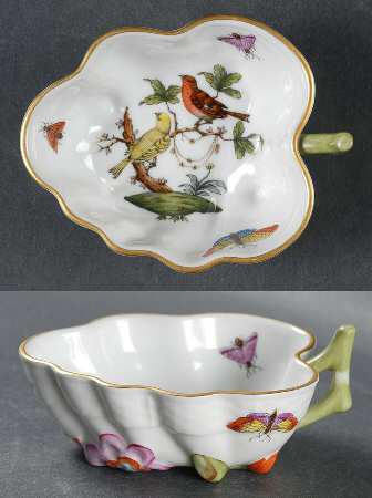 Rothschild Bird (RO) 4" Leaf Dish