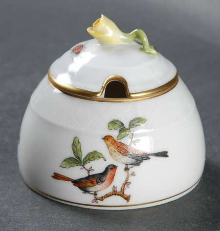 Rothschild Bird (RO) Honey Pot & Lid