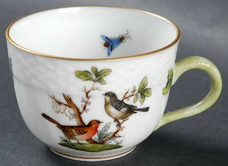 Rothschild Bird (RO) Flat Demitasse Cup