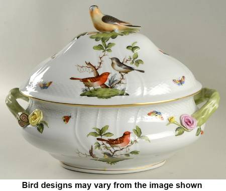 Rothschild Bird (RO) Oval Tureen & Lid