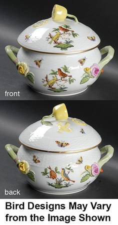 Rothschild Bird (RO) Bean Pot & Lid