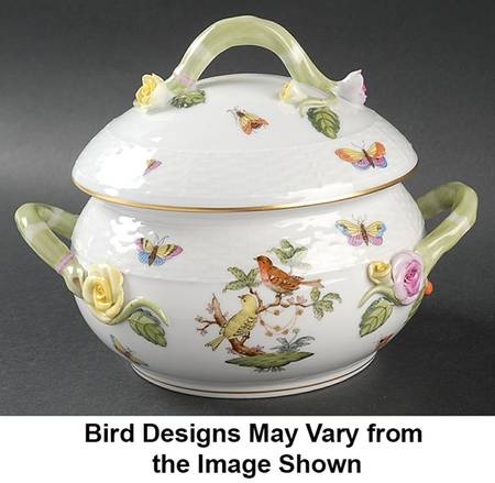 Rothschild Bird (RO) Bean Pot & Lid