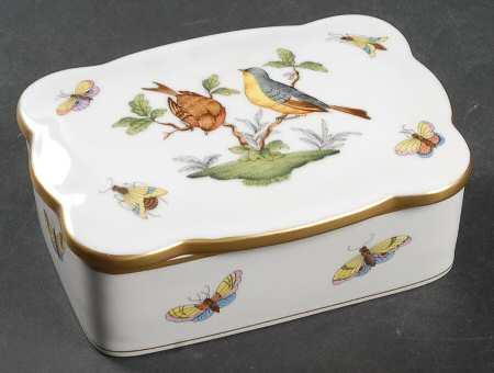 Rothschild Bird (RO) Cigarette Box & Lid