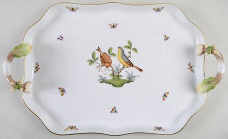 Rothschild Bird (RO) 18" Rectangular Handled Tray