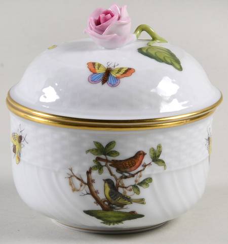 Rothschild Bird (RO) Mini Sugar Bowl & Lid