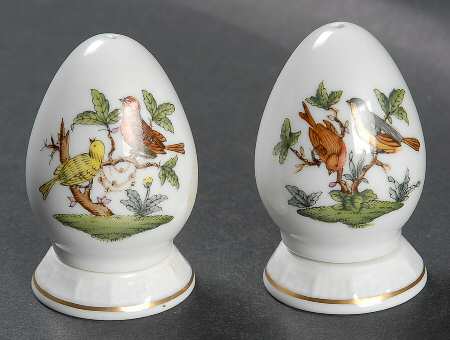 Rothschild Bird (RO) Salt & Pepper Set with Ceramic Stoppers