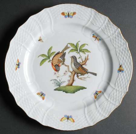 Rothschild Bird (RO) Service Plate (Charger) by Herend