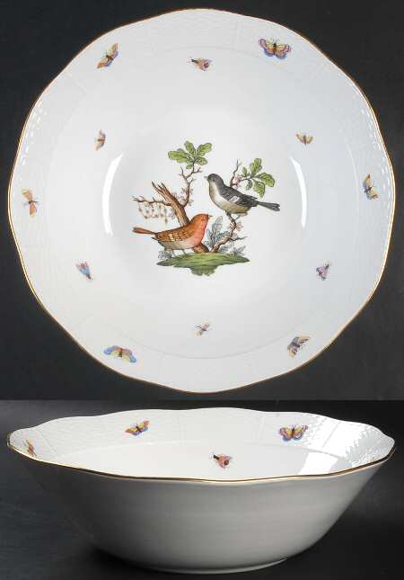 Rothschild Bird (RO) 12" Large Salad Serving Bowl
