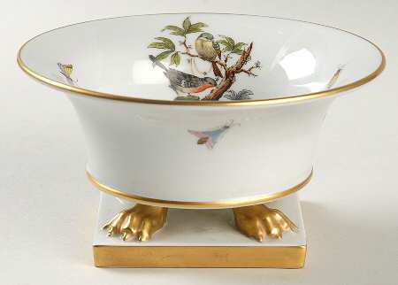 Rothschild Bird (RO) 3" Footed Urn