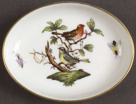 Rothschild Bird (RO) 3" Oval Ashtray