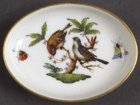 Rothschild Bird (RO) 3" Oval Ashtray