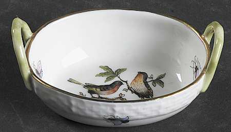 Rothschild Bird (RO) 2" Small Oval Handled Basket