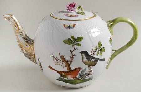 Rothschild Bird (RO) Teapot & Lid