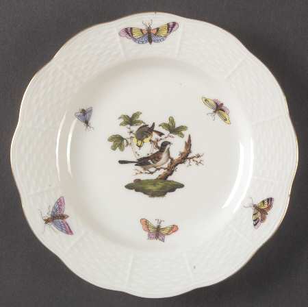 Rothschild Bird (RO) Bread & Butter Plate