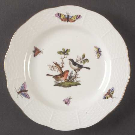 Rothschild Bird (RO) Bread & Butter Plate