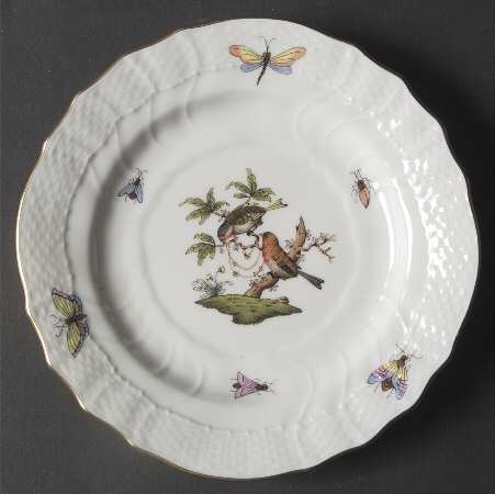 Rothschild Bird (RO) Bread & Butter Plate