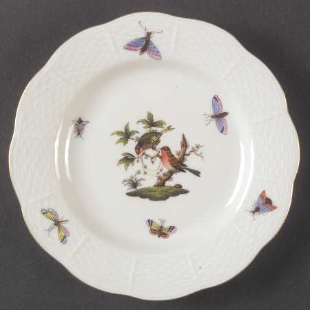 Rothschild Bird (RO) Bread & Butter Plate