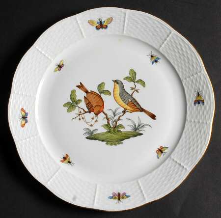 Rothschild Bird (RO) Dinner Plate