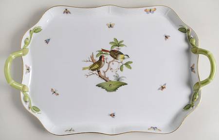 Rothschild Bird (RO) 18" Rectangular Handled Tray