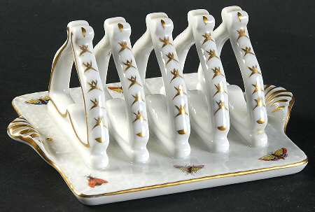 Rothschild Bird (RO) 4 Slice Toast Server by Herend