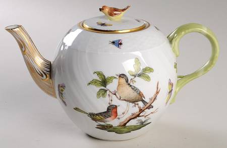 Rothschild Bird (RO) Teapot & Lid