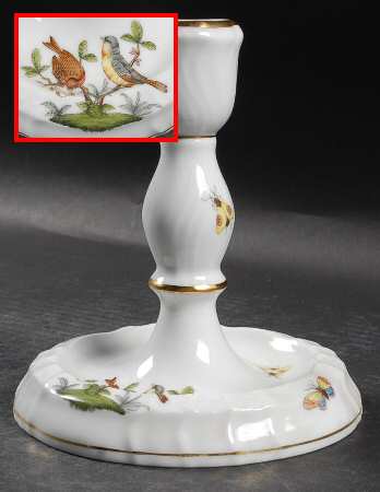 Rothschild Bird (RO) 5" Candlestick