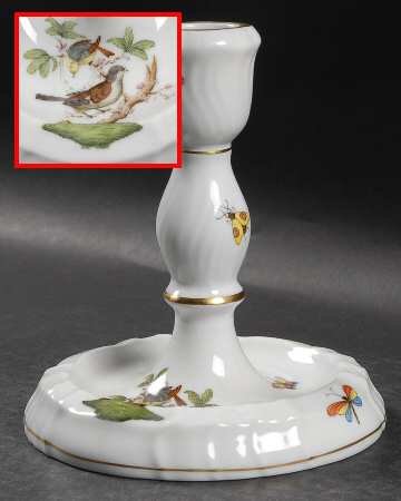 Rothschild Bird (RO) 5" Candlestick