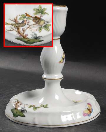 Rothschild Bird (RO) 5" Candlestick