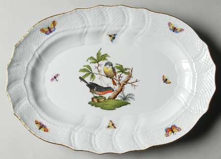 Rothschild Bird (RO) 13" Oval Serving Platter