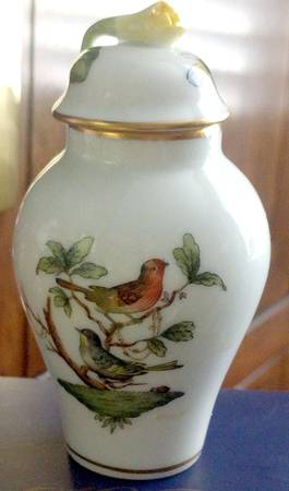Rothschild Bird (RO) Mini Covered Vase