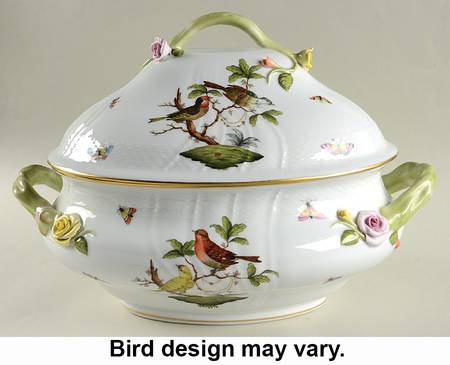 Rothschild Bird (RO) Oval Tureen & Lid