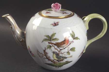 Rothschild Bird (RO) Teapot & Lid